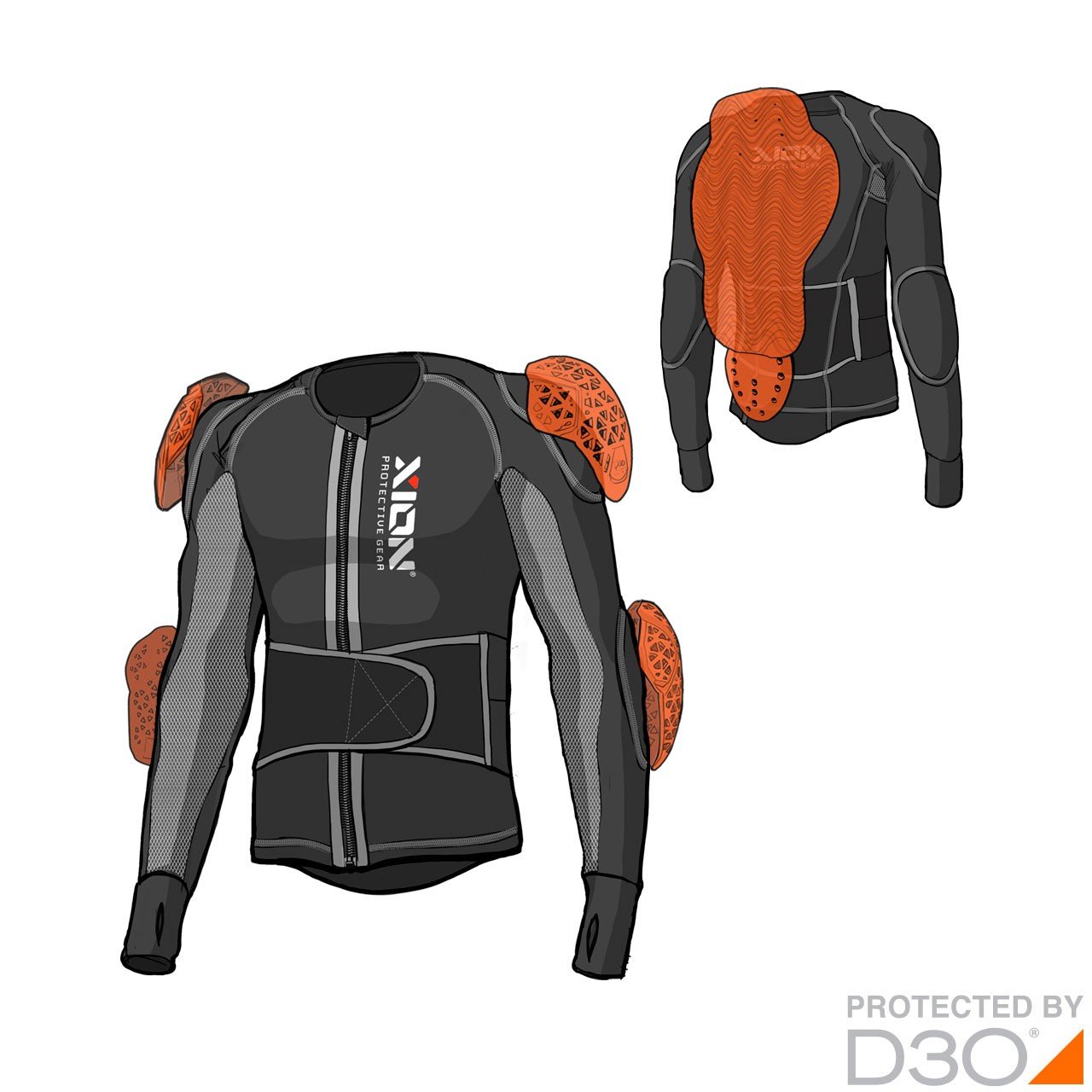 Jacket Freeride Evo - D3O [men] - XION® Protective Gear