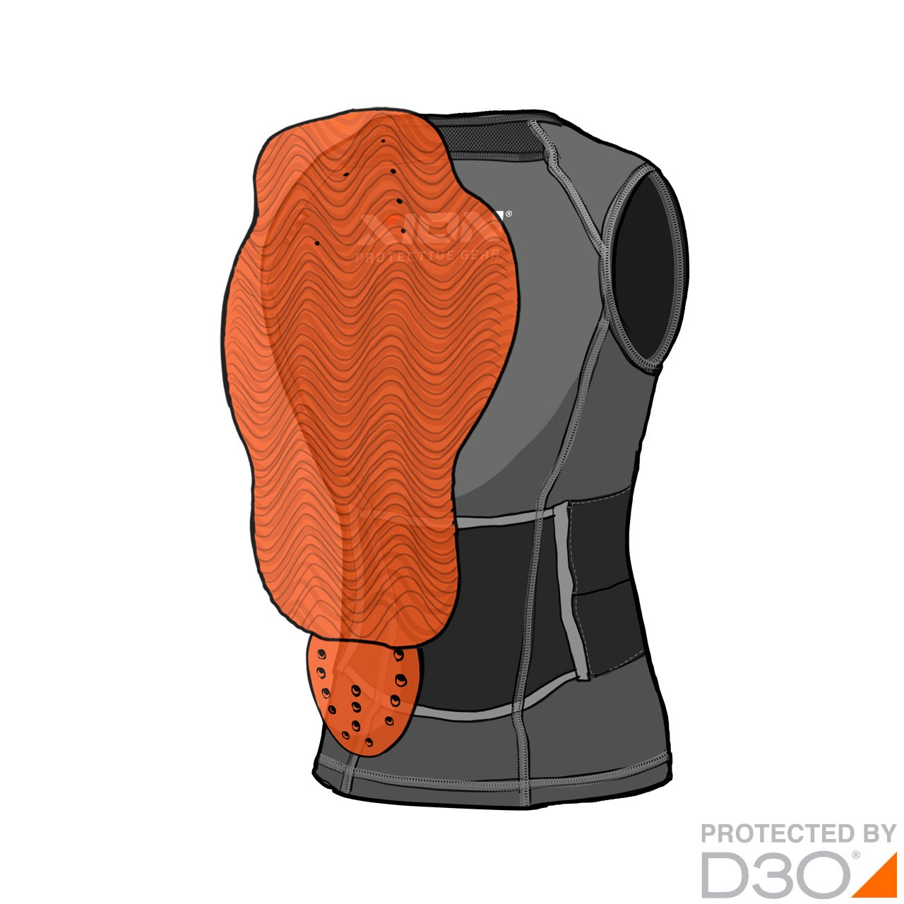 Nosleeve Vest Freeride - D3O [women] - XION® Protective Gear