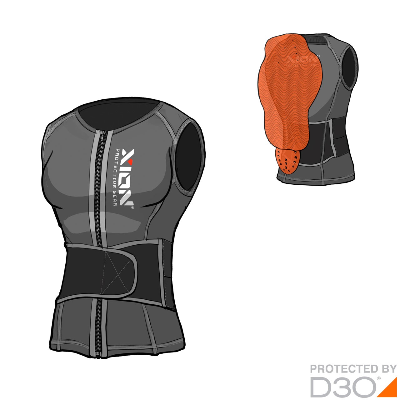 Nosleeve Vest Freeride - D3O [women]